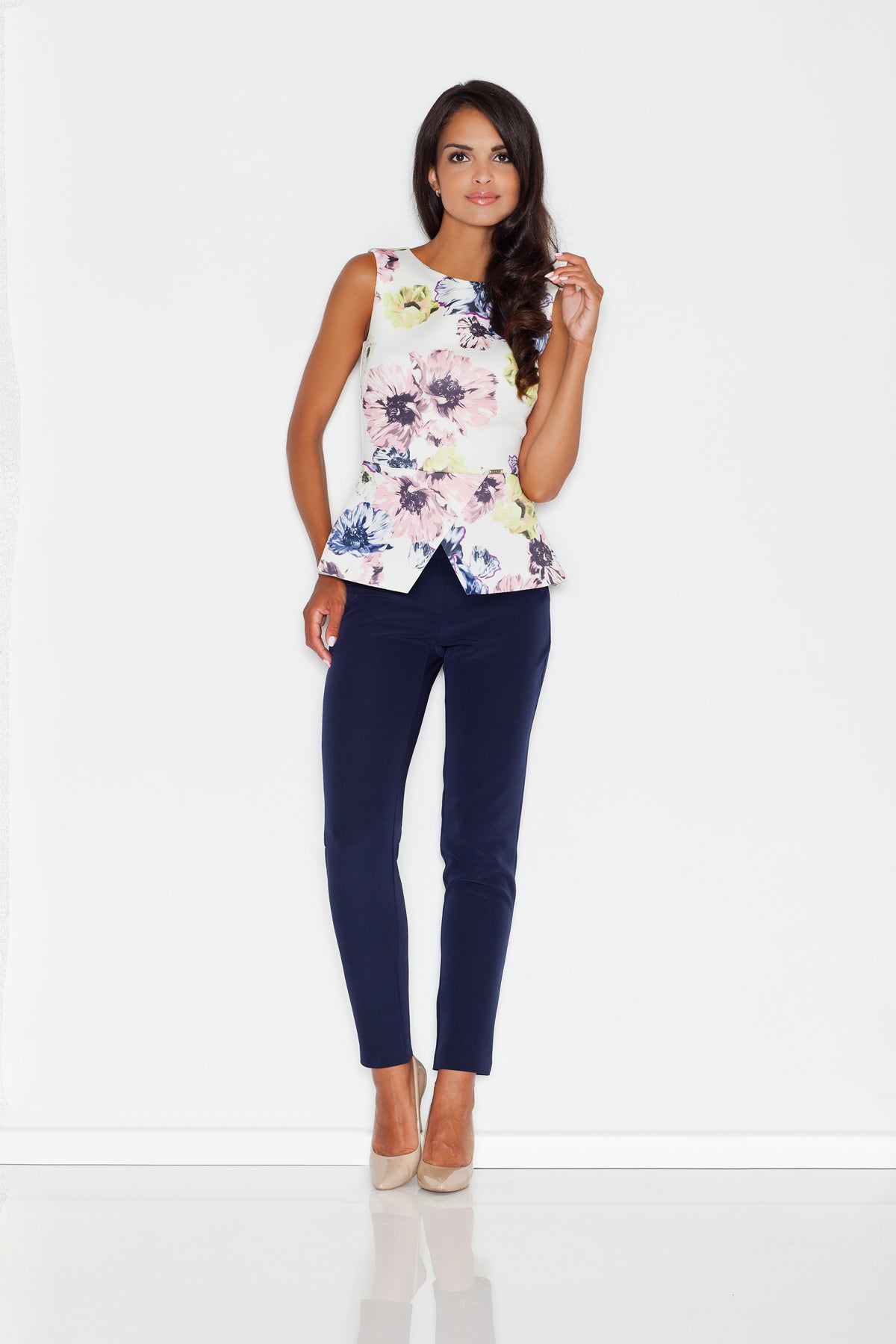 Chaussures à talons femme Figl Pantalon Pantalon — bleu