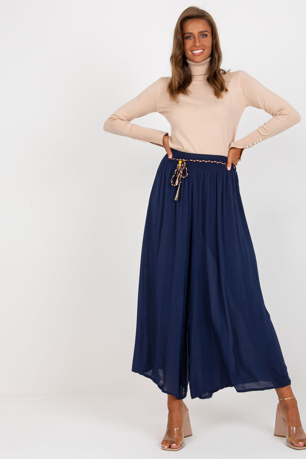 Chaussures à talons femme Och Bella Pantalon Pantalon — bleu marine
