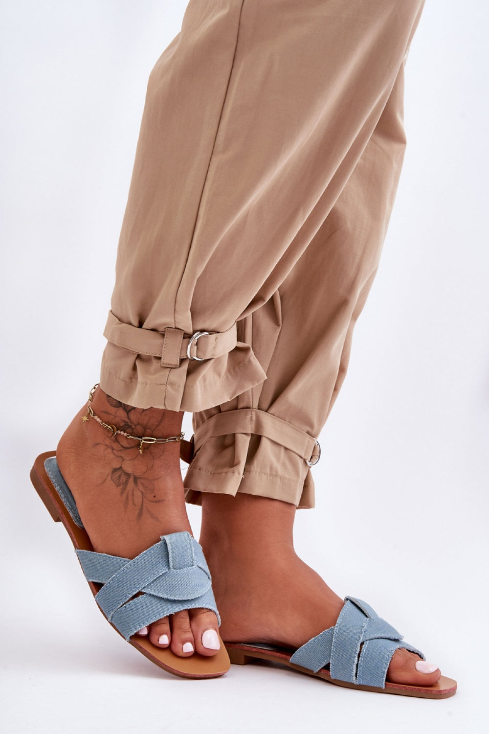 Sandales femme Step in style Clacquettes Clacquettes — bleu