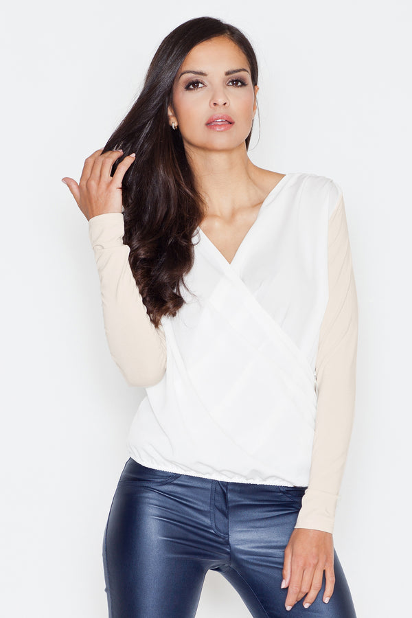 Blouse femme Figl Chemisier Chemisier — beige