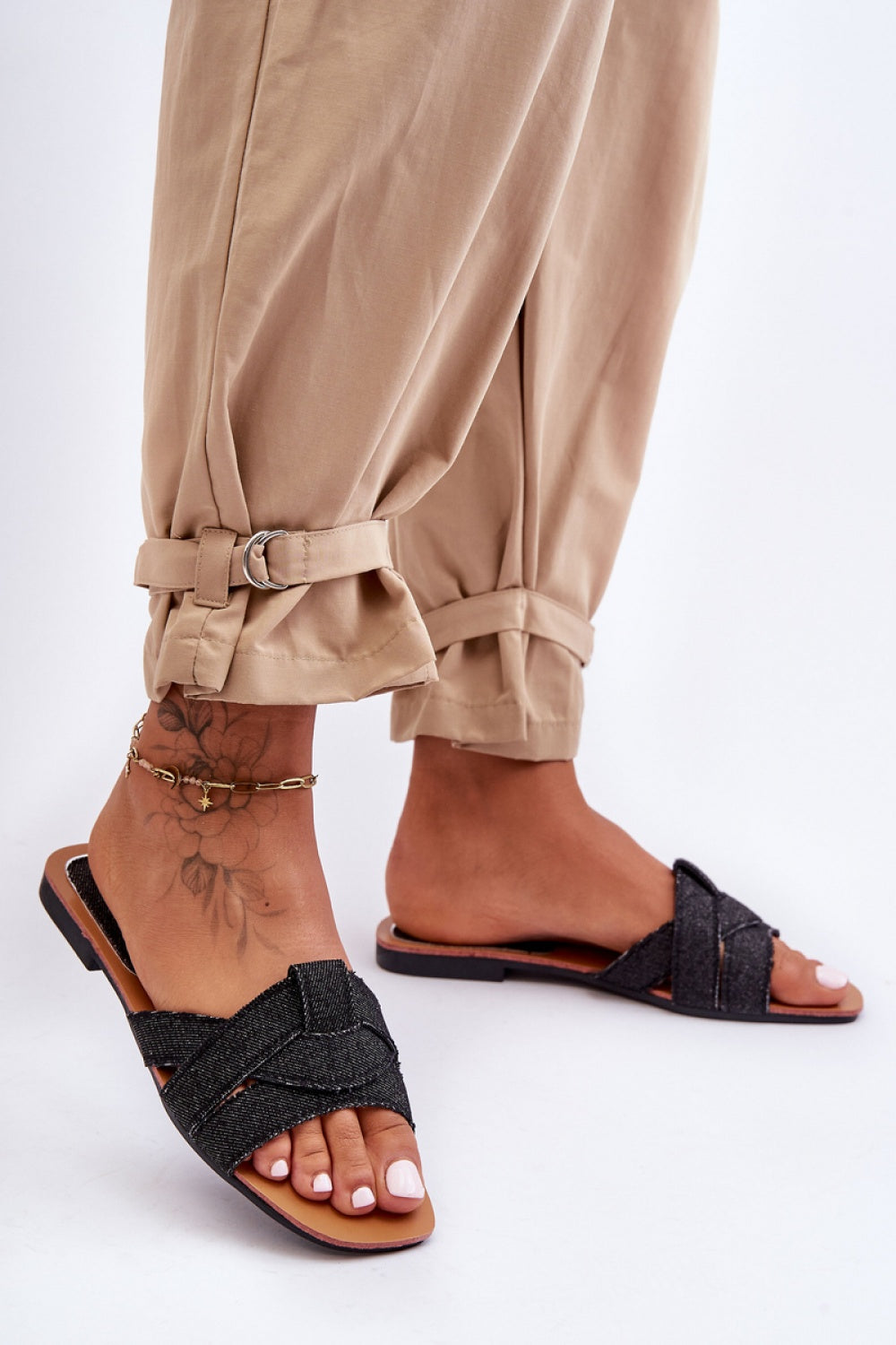 Sandales femme Step in style Clacquettes Clacquettes — noir