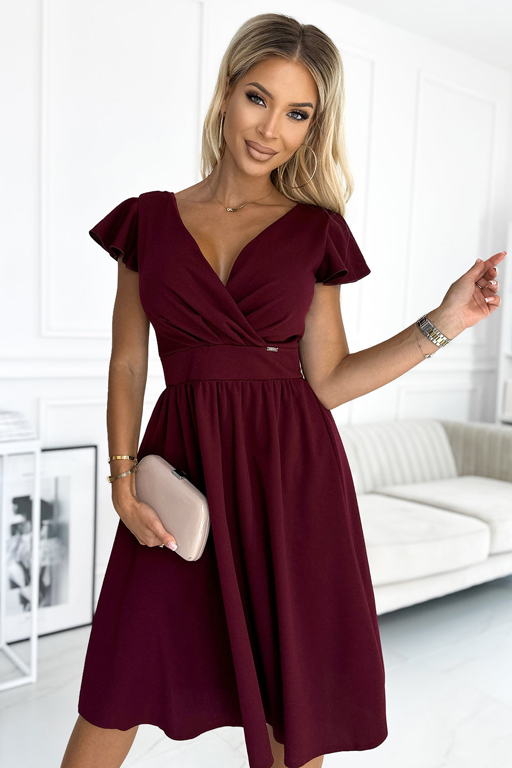 Robe femme Numoco De Soirée De — rouge