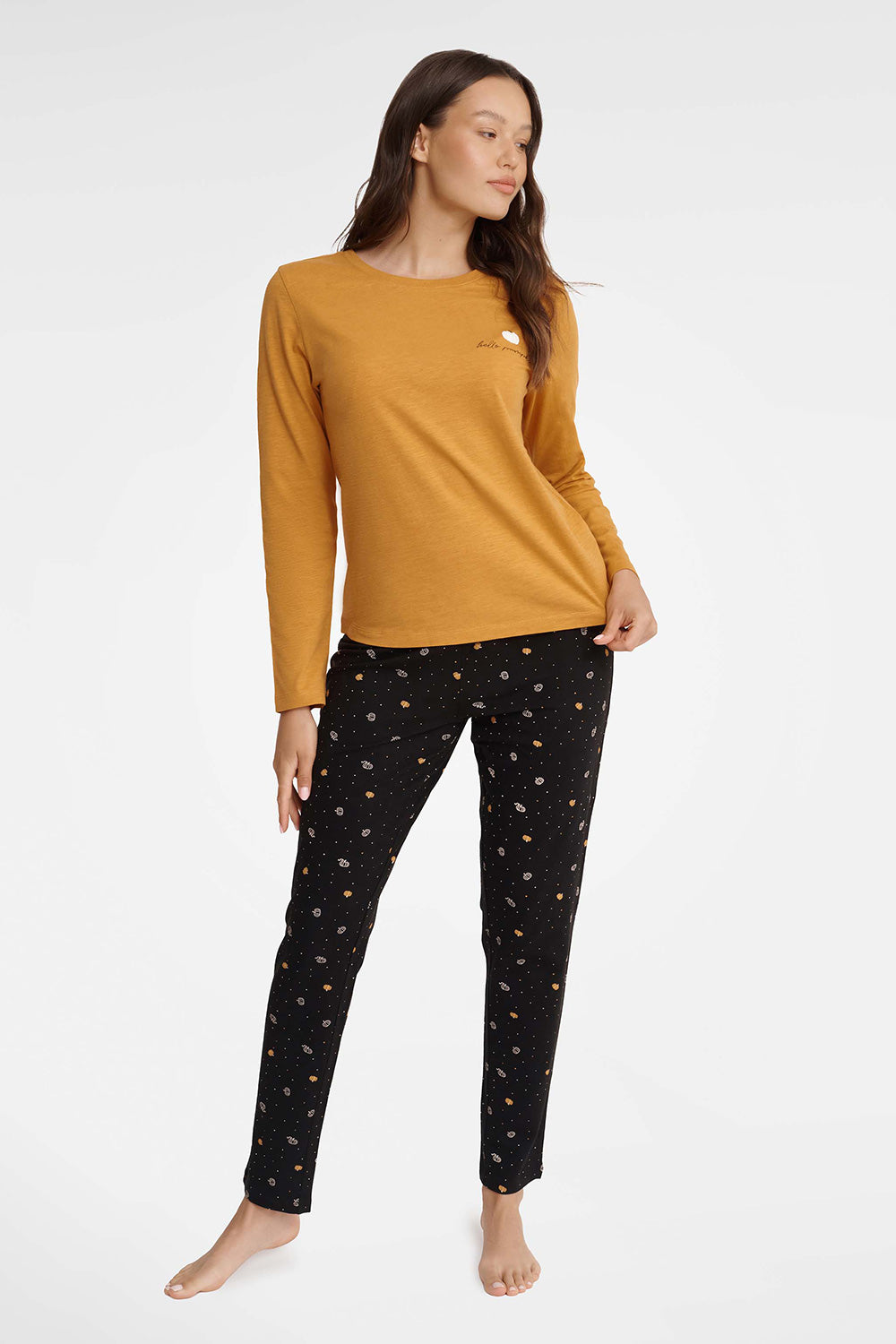 Pyjama femme Henderson — brun