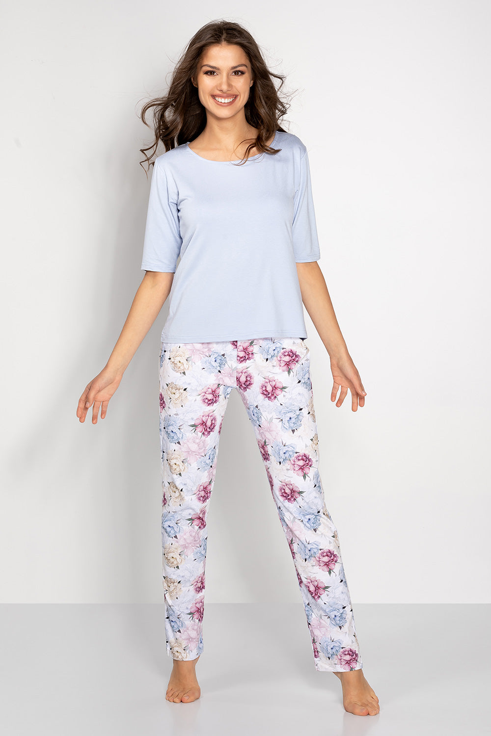 Pyjama femme Momenti Per Me — bleu