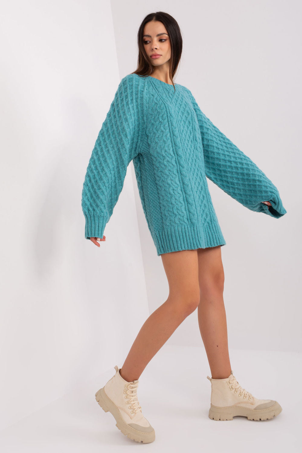 Pull femme AT Chandail Long Chandail — bleu
