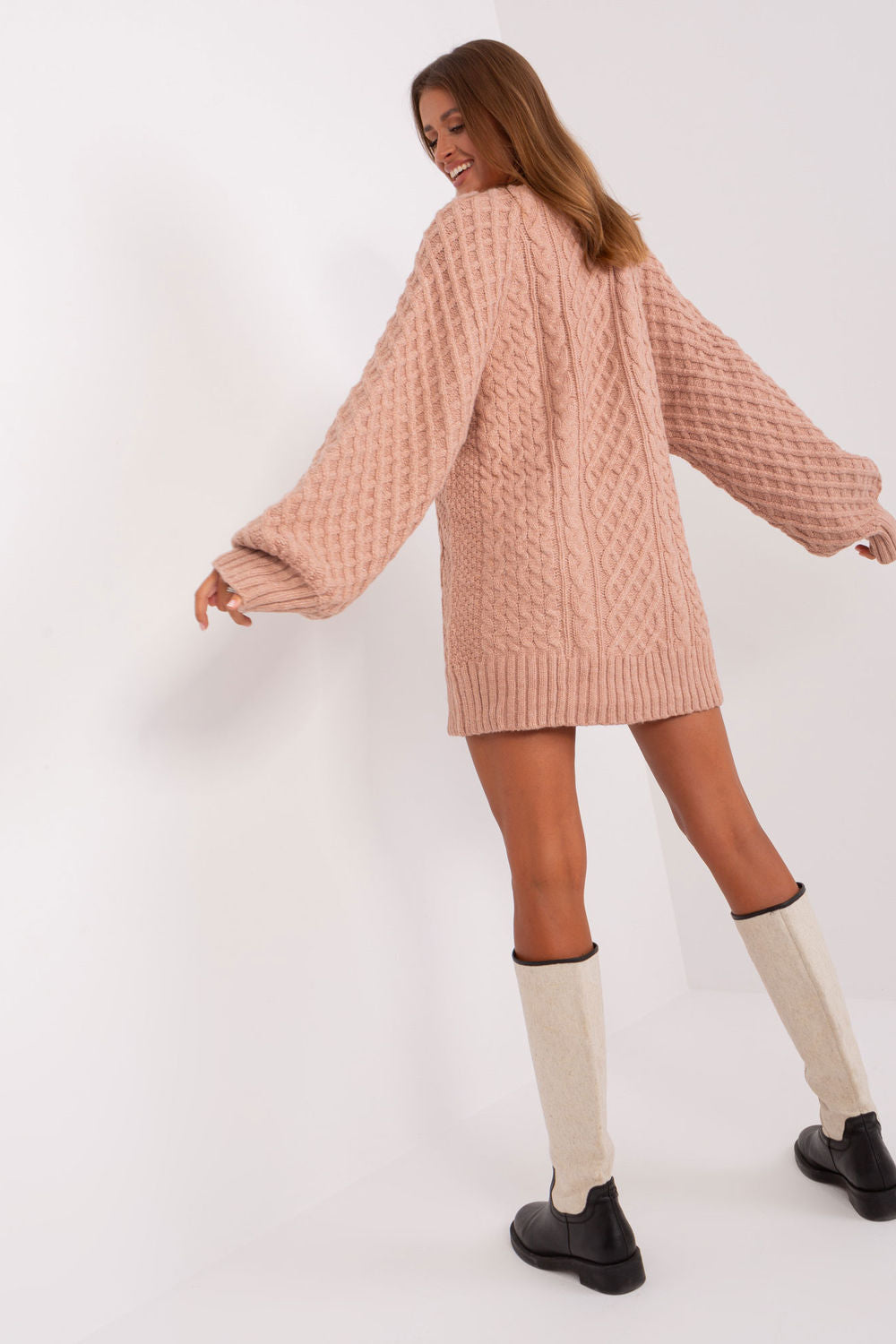 Pull femme AT Chandail Long Chandail — rosé