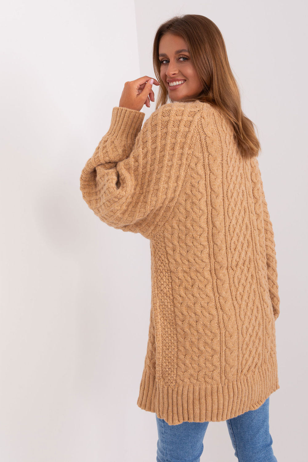 Pull femme AT Chandail Long Chandail — brun