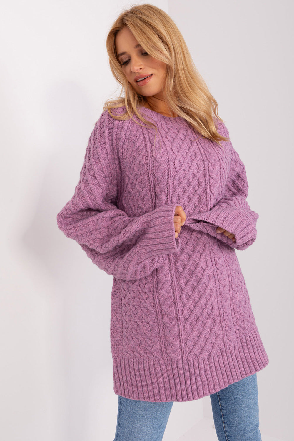 Pull femme AT Chandail Long Chandail — violet