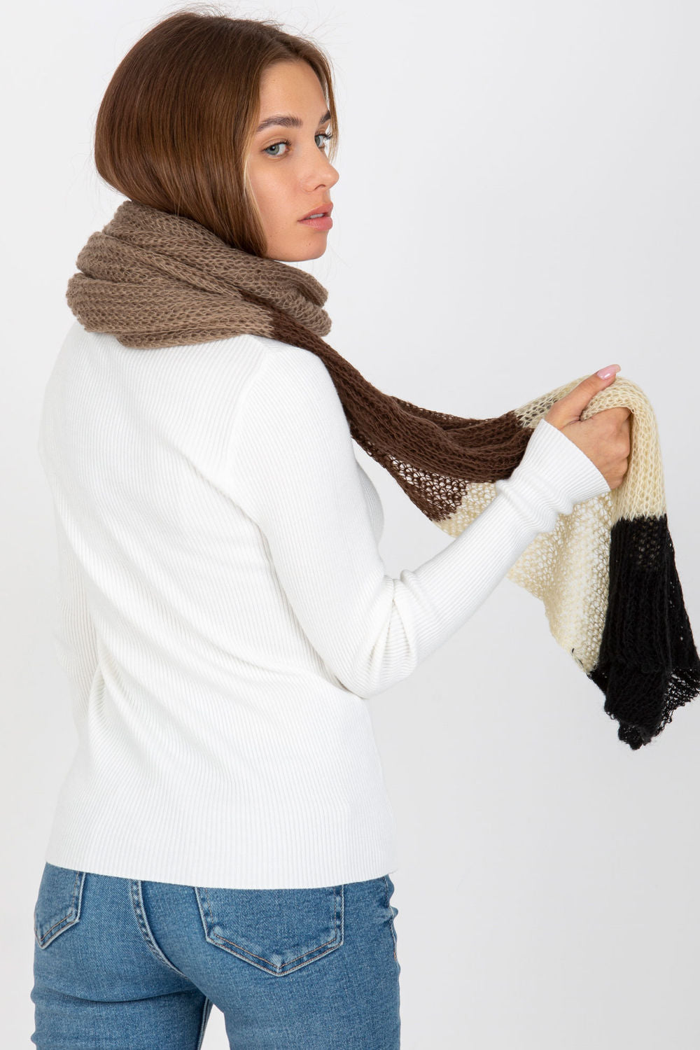 Châle femme AT — beige