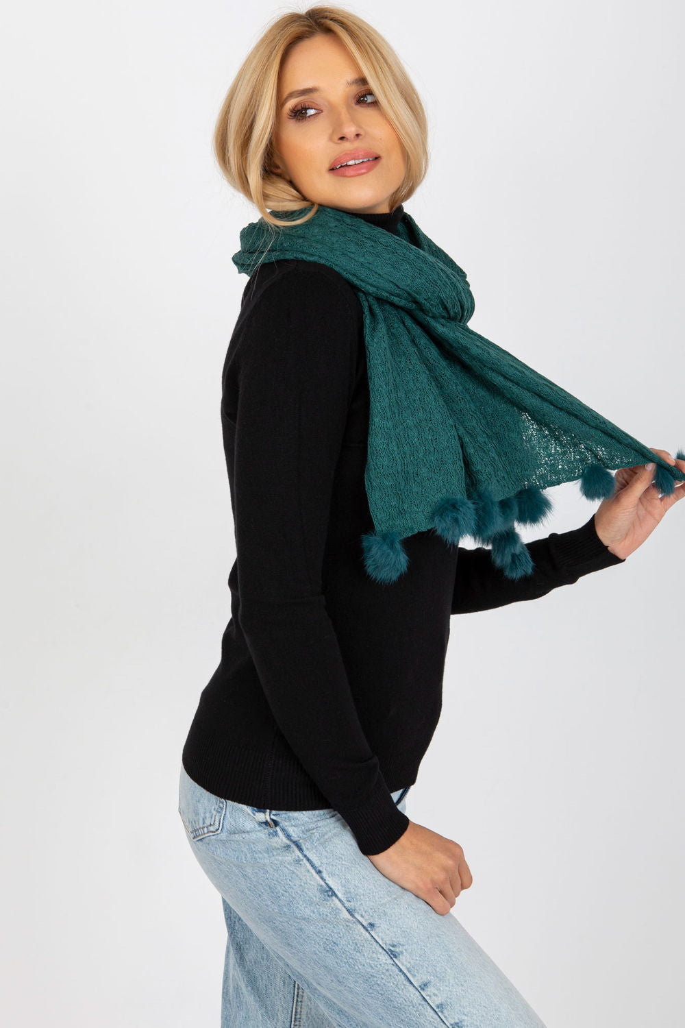 Châle femme AT — vert