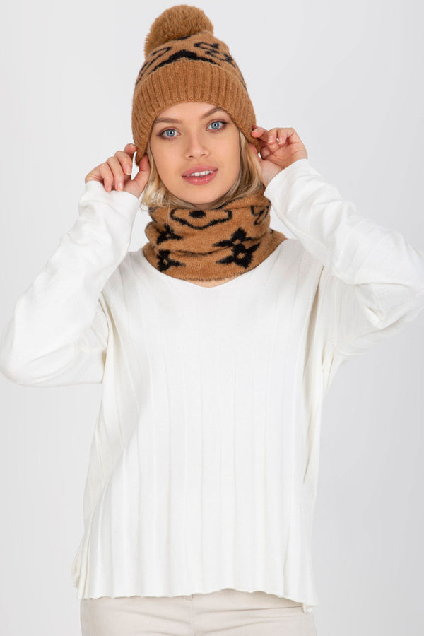 Bonnet femme AT — brun