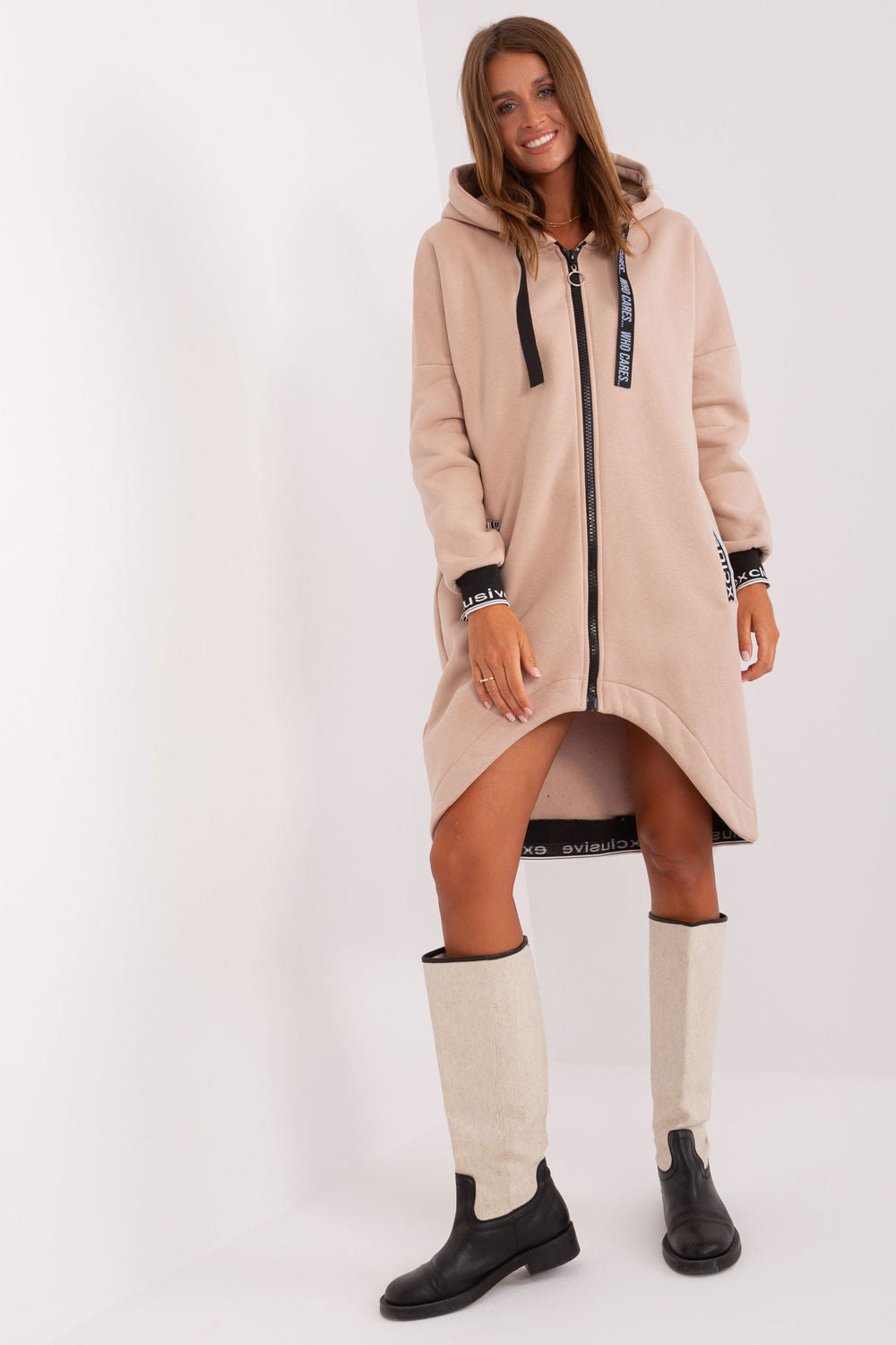 T-shirt femme Relevance Sweatshirt Sweatshirt — beige