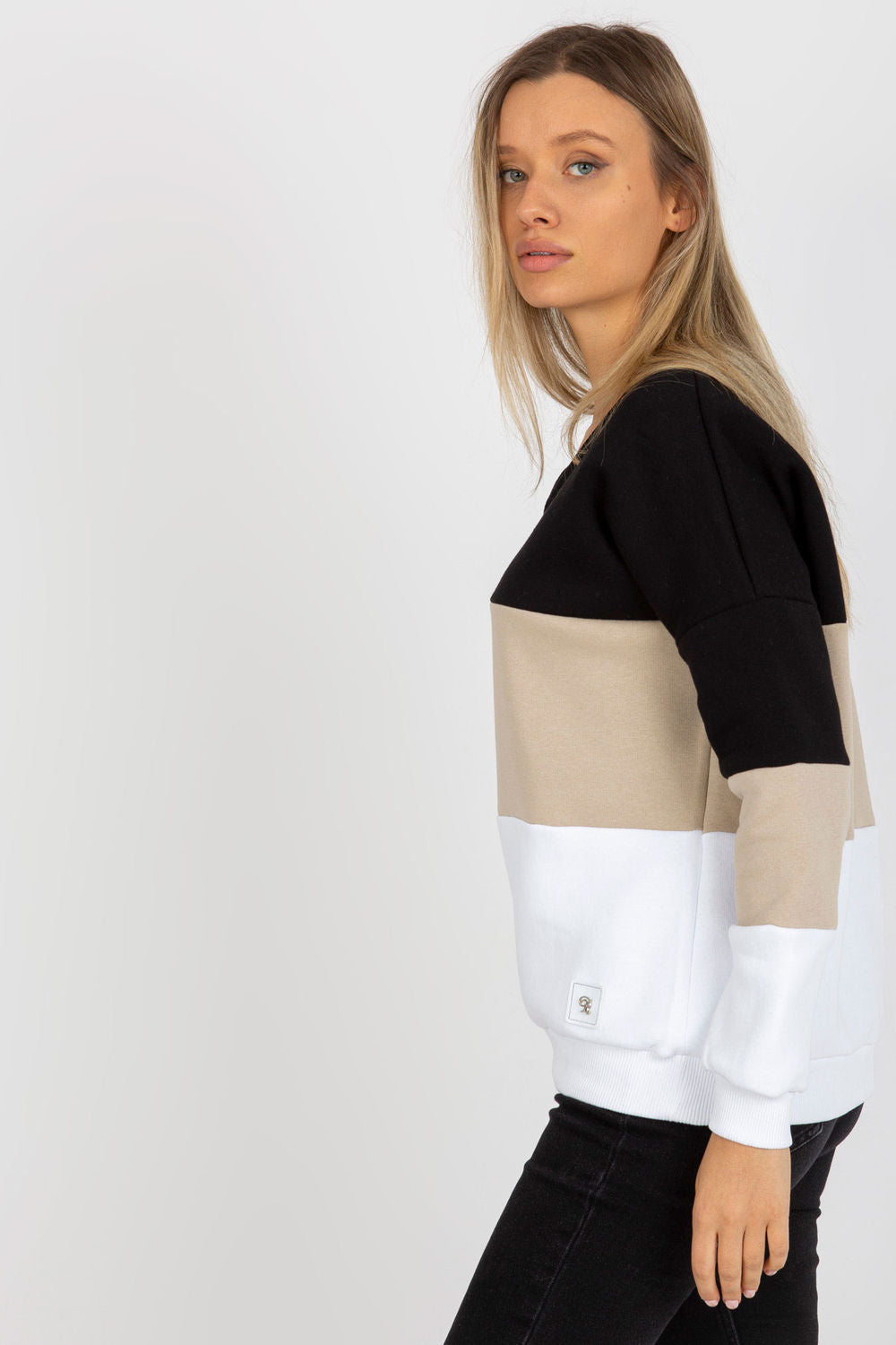 T-shirt femme Relevance Sweatshirt Sweatshirt — beige
