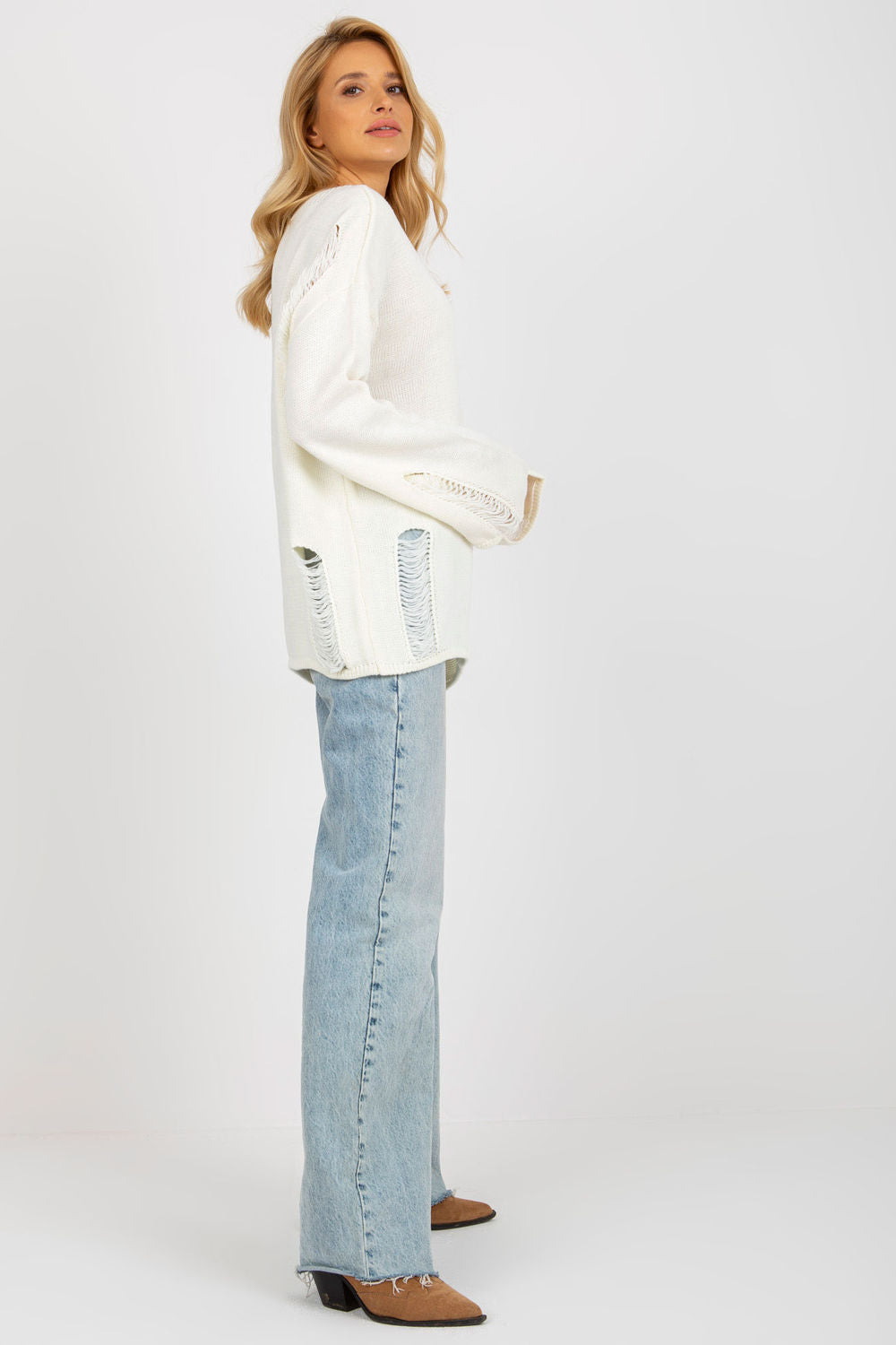 Pull femme Badu Chandail Chandail — beige