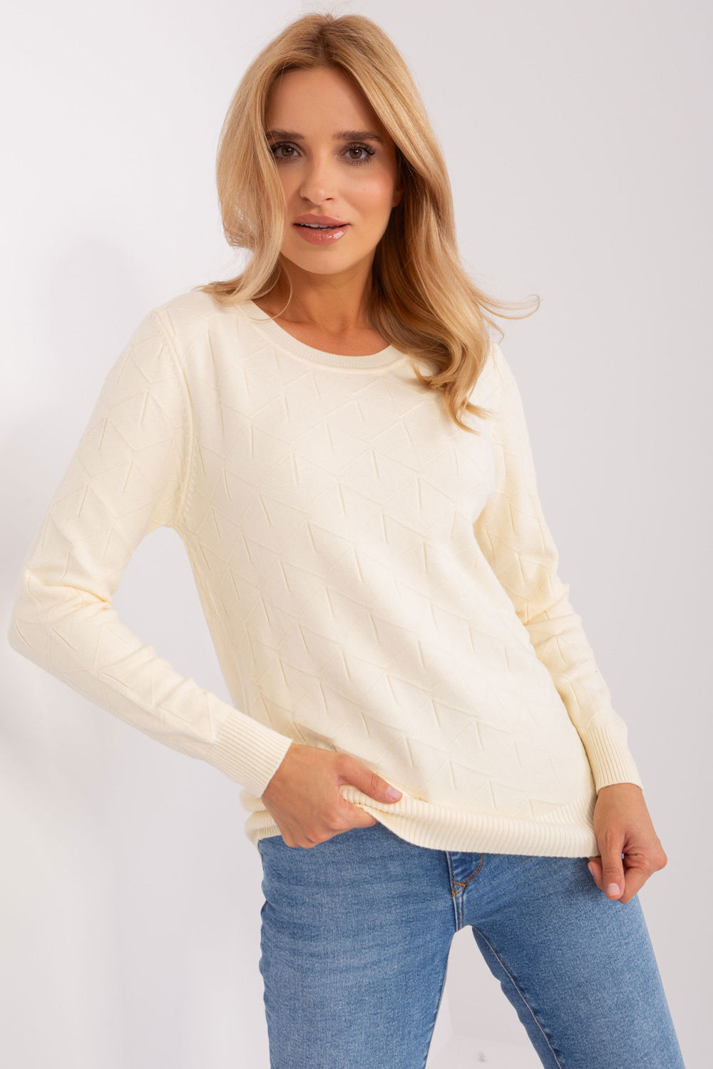 Pull femme AT Chandail Chandail — beige