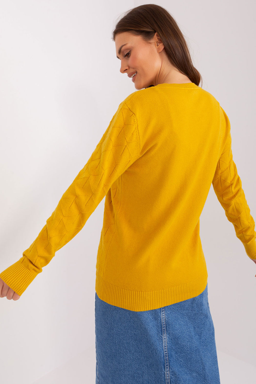 Pull femme AT Chandail Chandail — jaune
