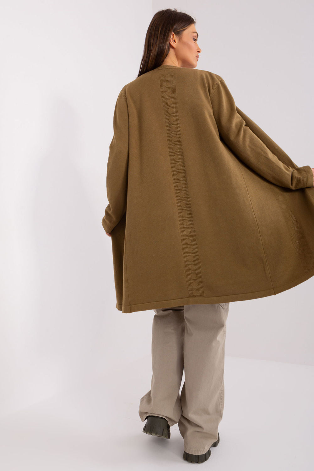 Cardigan femme AT — vert