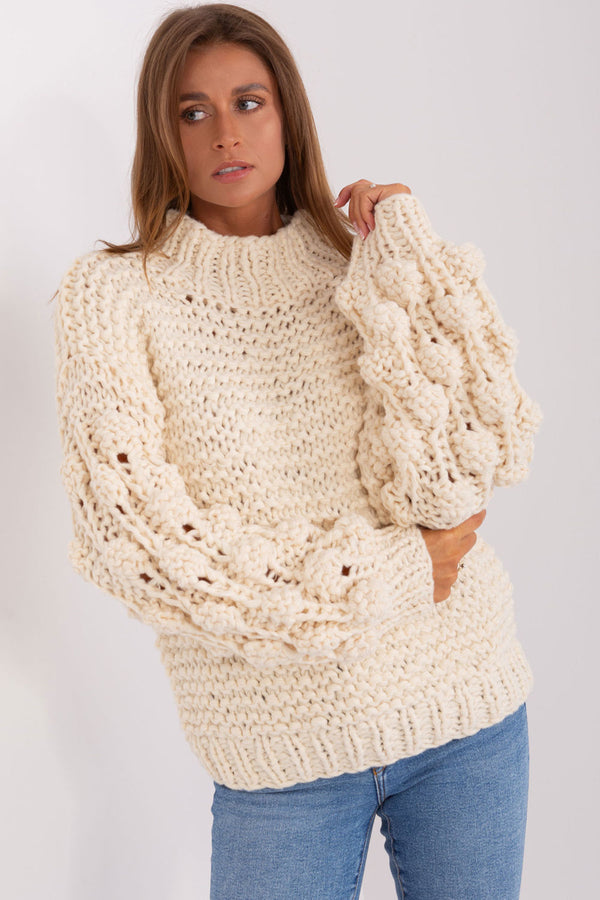 Pull femme AT Chandail Chandail — beige
