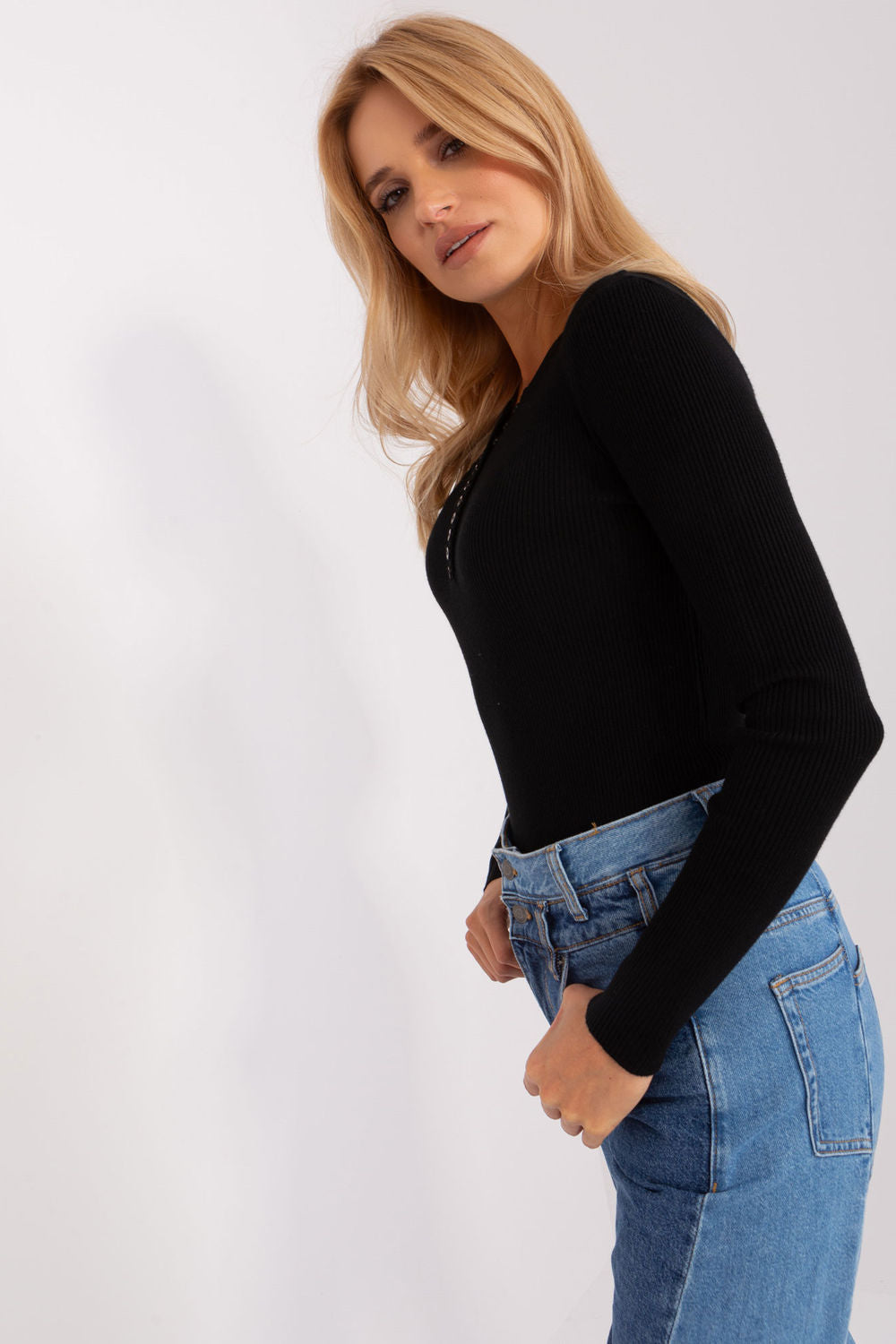 Pull femme Factory Price Chandail Chandail — noir