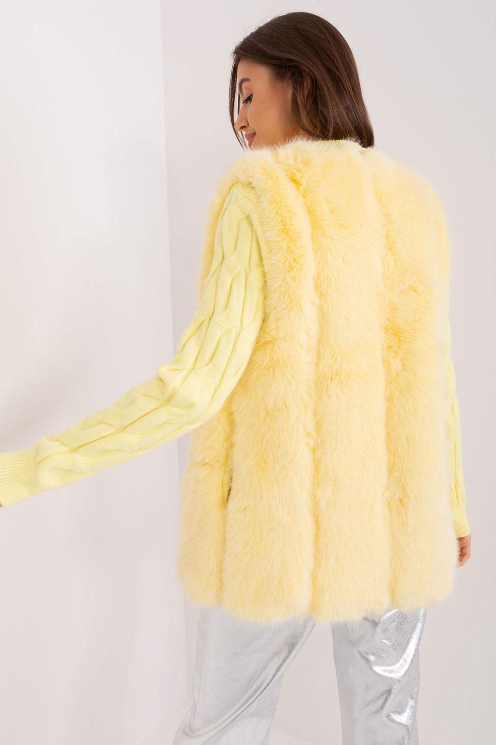 Gilet femme AT — jaune