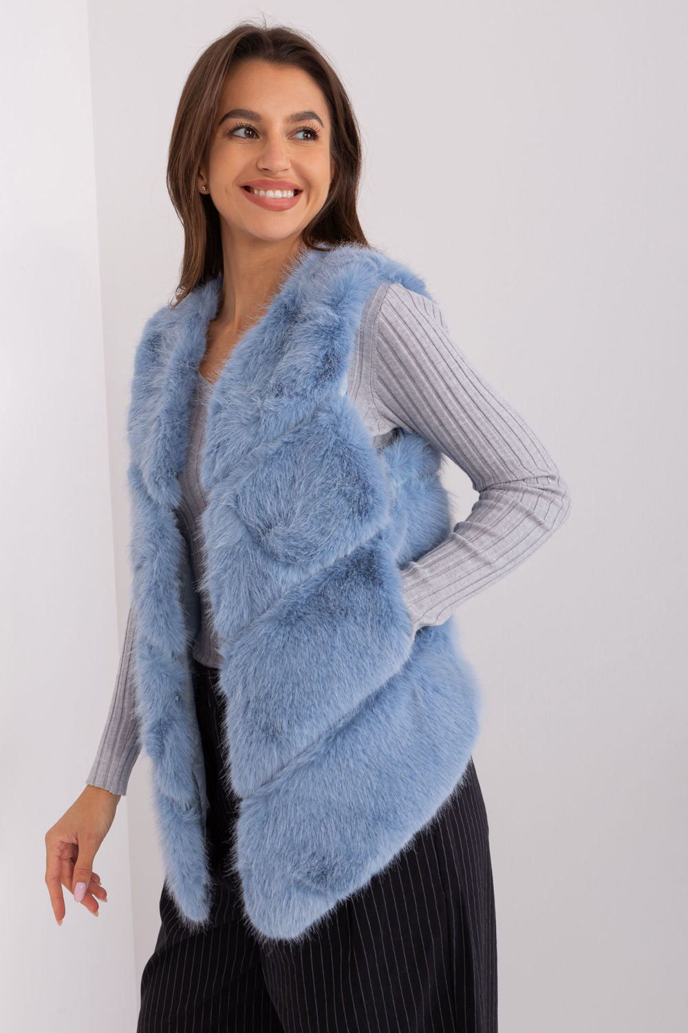 Gilet femme AT — bleu
