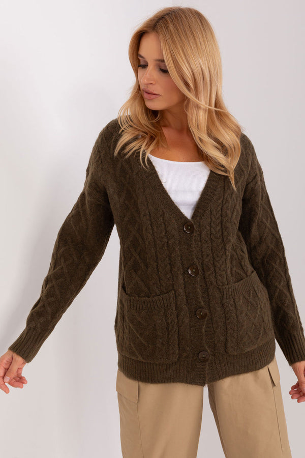 Cardigan femme AT — vert