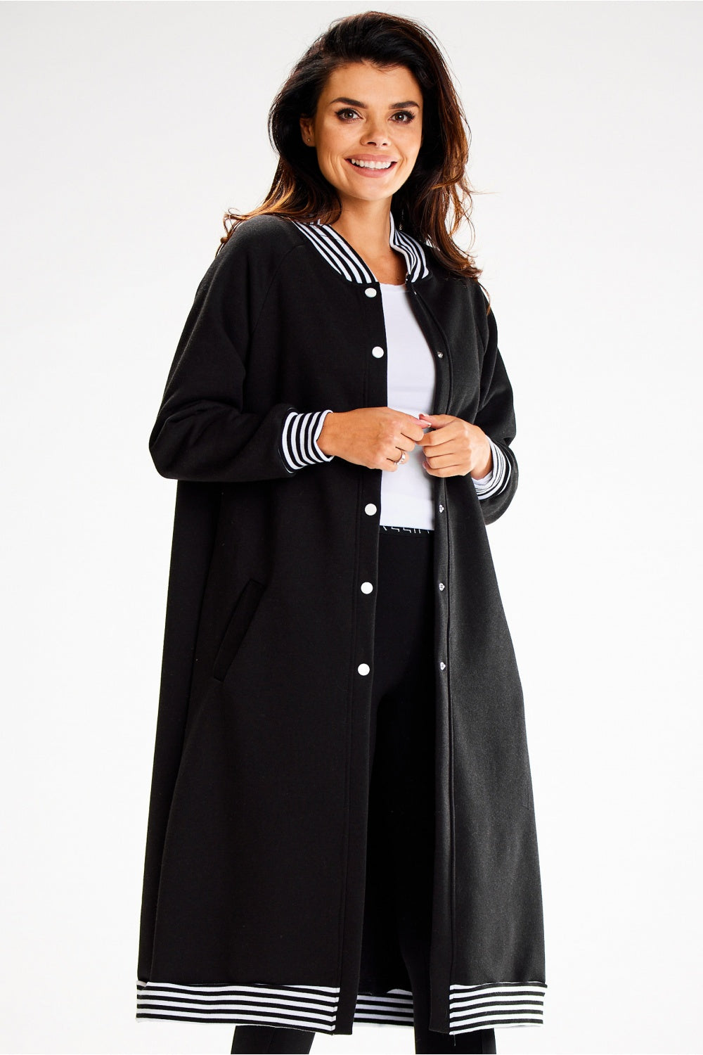 T-shirt femme awama Sweatshirt Sweatshirt — noir