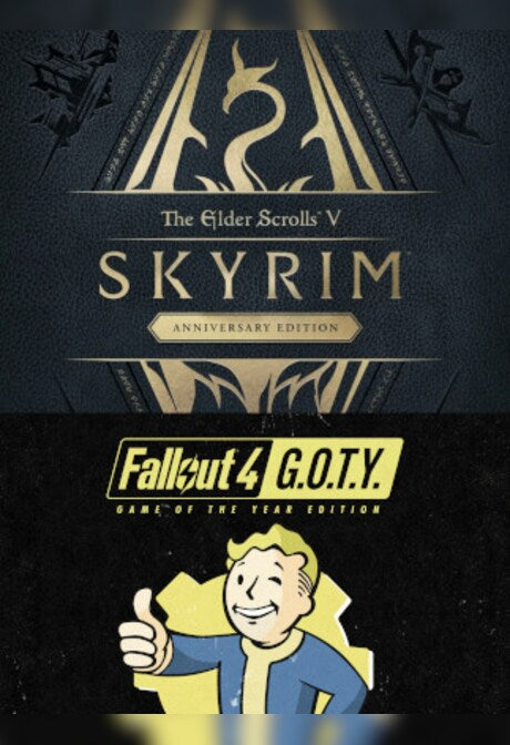 Skyrim Anniversary Edition + Fallout 4 G.O.T.Y Bundle (PC) - Steam Key - GLOBAL