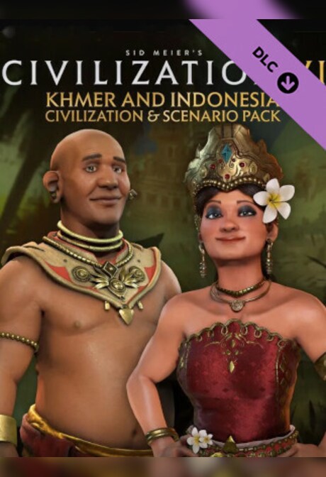 Sid Meier's Civilization VI - Khmer and Indonesia Civilization & Scenario Pack (PC) - Steam Key - GLOBAL