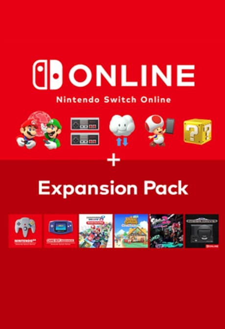 Nintendo Switch Online Membership 12 Months Individual + Expansion Pack | Nintendo eShop Key | UNITED STATES