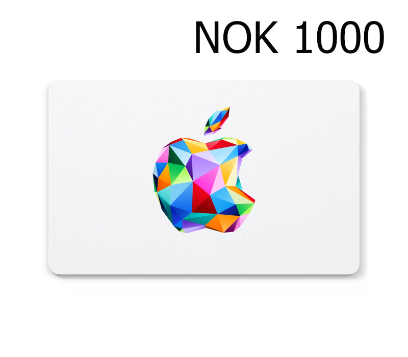 Apple 1000 NOK Gift Card NO