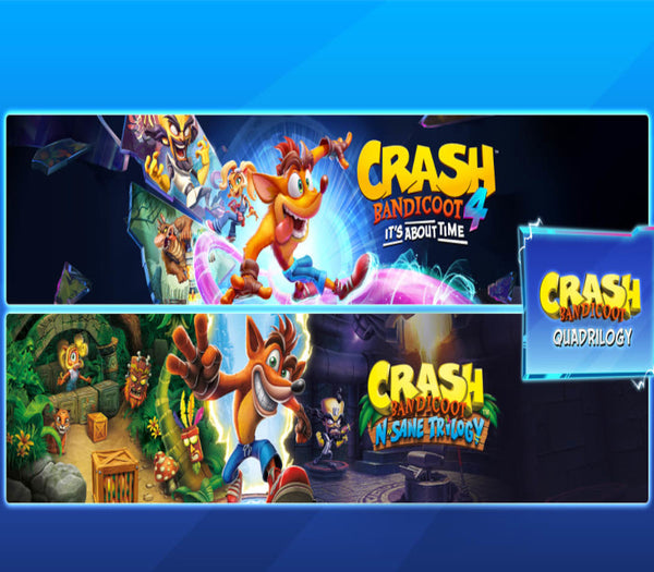 Crash Bandicoot Quadrilogy Bundle AR XBOX One /