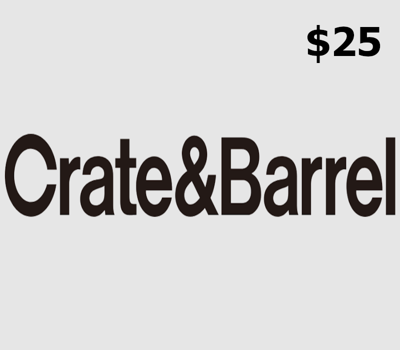 Crate and Barrel $25 Gift Card