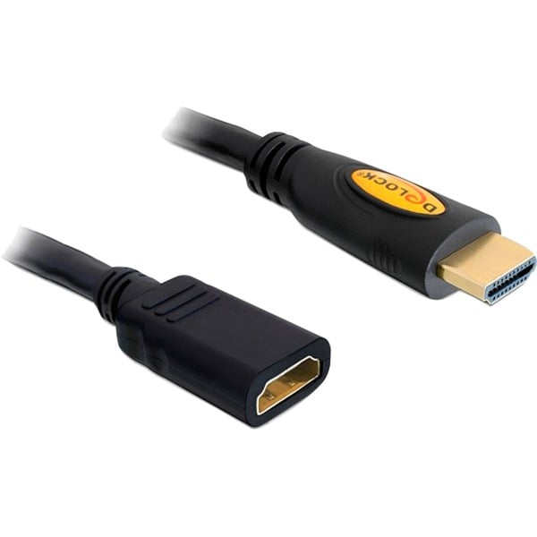 DeLOCK Verlängerungskabel High Speed HDMI avec Ethernet, HDMI A Stecker > HDMI A Buchse - DeLOCK