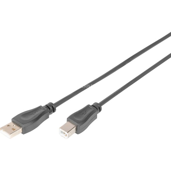 (€ 1,02 / 1 m) Digitus USB 2.0 Anschlusskabel USB-A (Stecker) > USB-B (Stecker) - Digitus