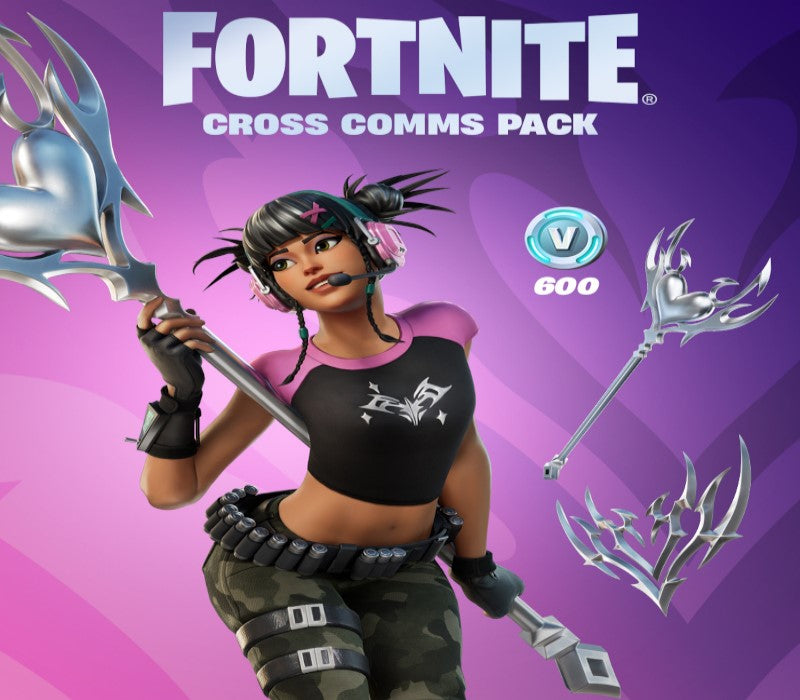 Fortnite - Cross Comms Pack + 600 V-Bucks Challenge DLC TR XBOX One /