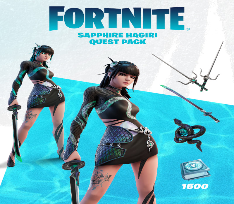 Fortnite - Sapphire Hagiri Quest Pack DLC AR XBOX One /