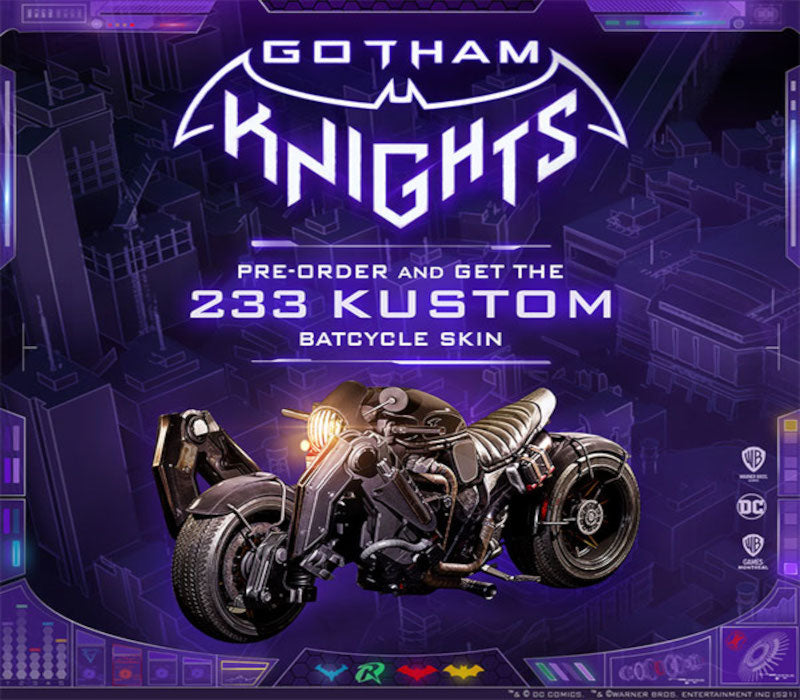 Gotham Knights - 233 Kustom Batcycle Skin EU DLC