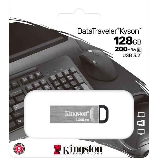 Kingston DataTraveler Kyson 128 GB, USB-Stick - Kingston - vue 4