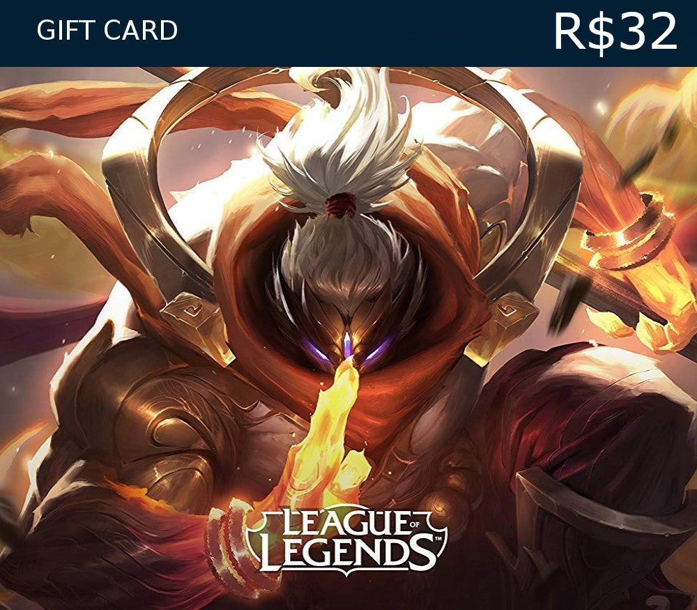 League of Legends 32 BRL Prepaid RP Card BR