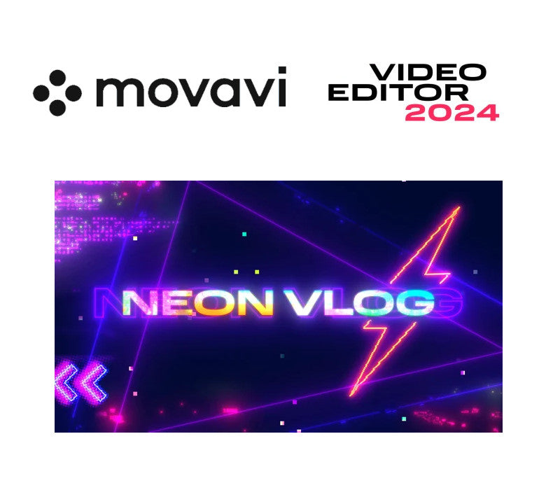 Movavi Video Editor 2024 - Neon Vlog Pack DLC