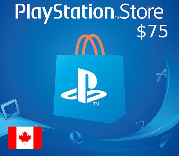 PlayStation Network CAD 75 Gift Card CA