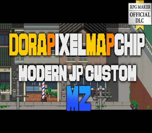 RPG MAKER MZ - DorapixelMapChips - Modern JP DLC