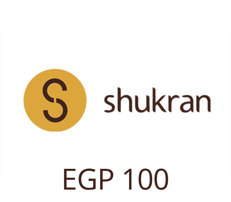 Shukran 100 EGP Gift Card EG