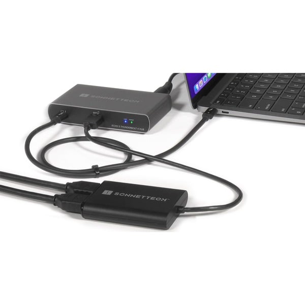 Sonnet USB DisplayLink Adapter, USB-A Stecker > Dual 4K HDMI - Sonnet - vue 7