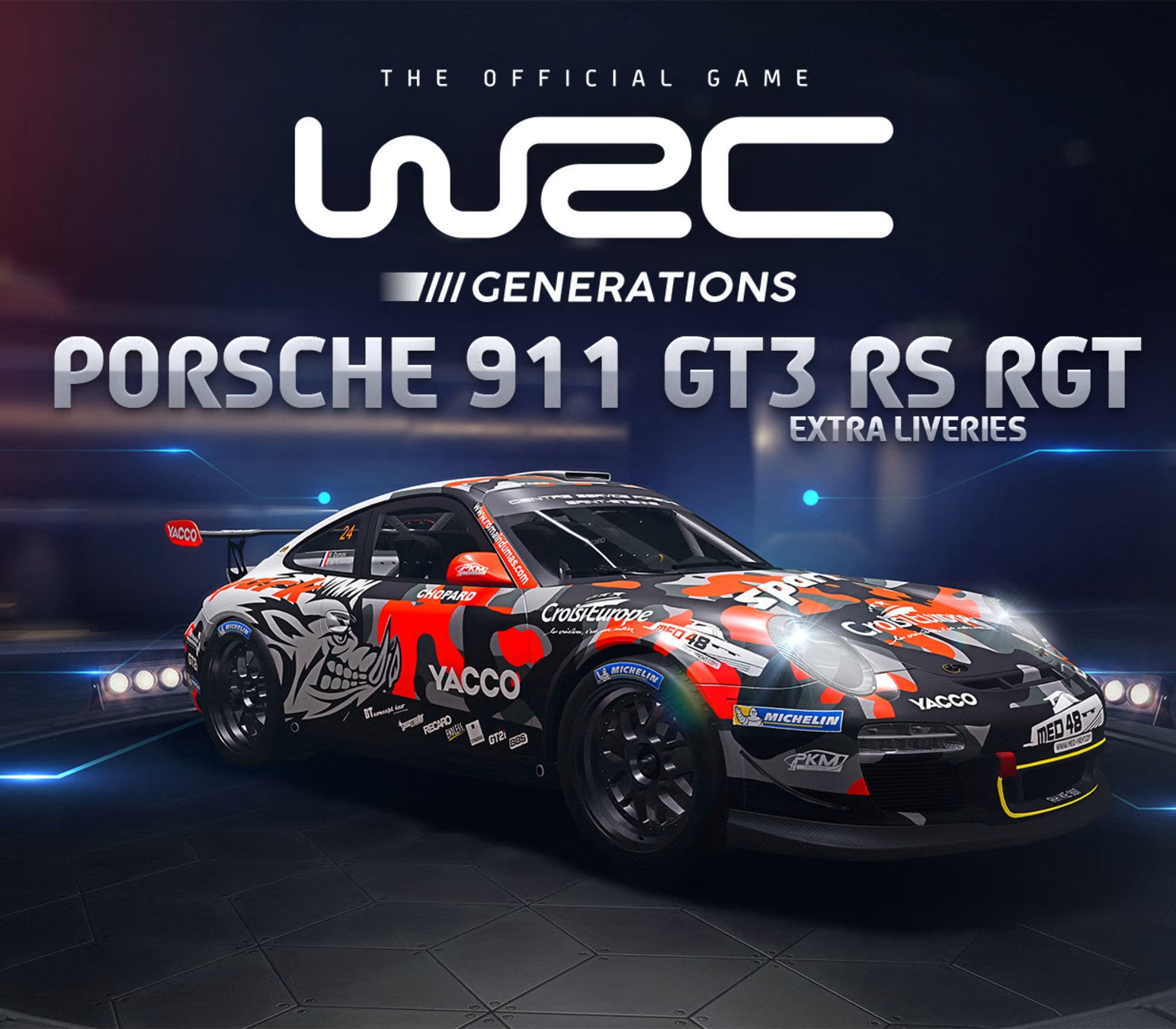 WRC Generations - Porsche 911 GT3 RS RGT Extra liveries DLC