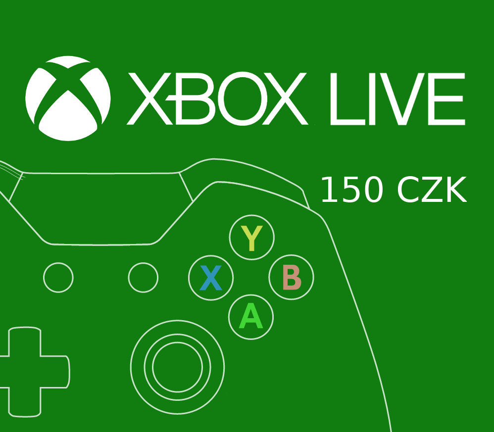 XBOX Live CZK 150 Prepaid Card CZ