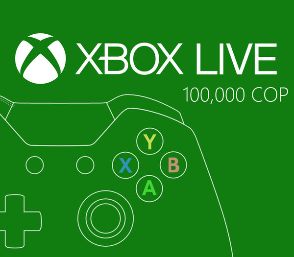XBOX Live COP 100000 Prepaid Card CO