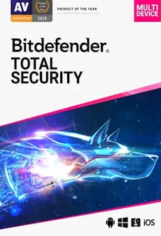 Bitdefender Total Security (PC, Android, Mac, iOS) 5 Devices, 1 Year - Bitdefender Key - (D-A-CH)