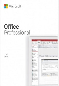 Microsoft Office Professional 2019 (PC, 1 Device) - Microsoft Key - GLOBAL